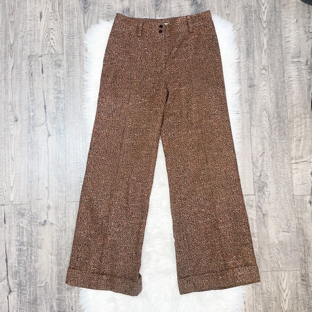Irene Van Ryb Tweed Flare Dress Pant